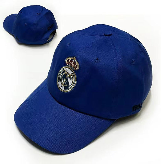 Real Madrid - Adjustable Embroided Team Logo Dad Hat [Blue]