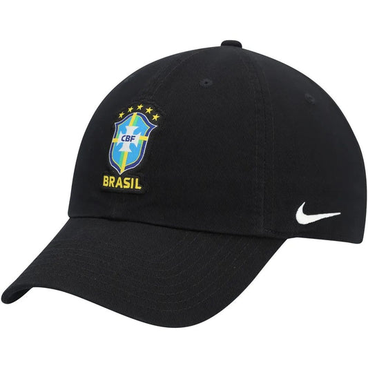 CBF Futebol Brasil - Adjustable Embroided Team Logo Dad Hat [Black]