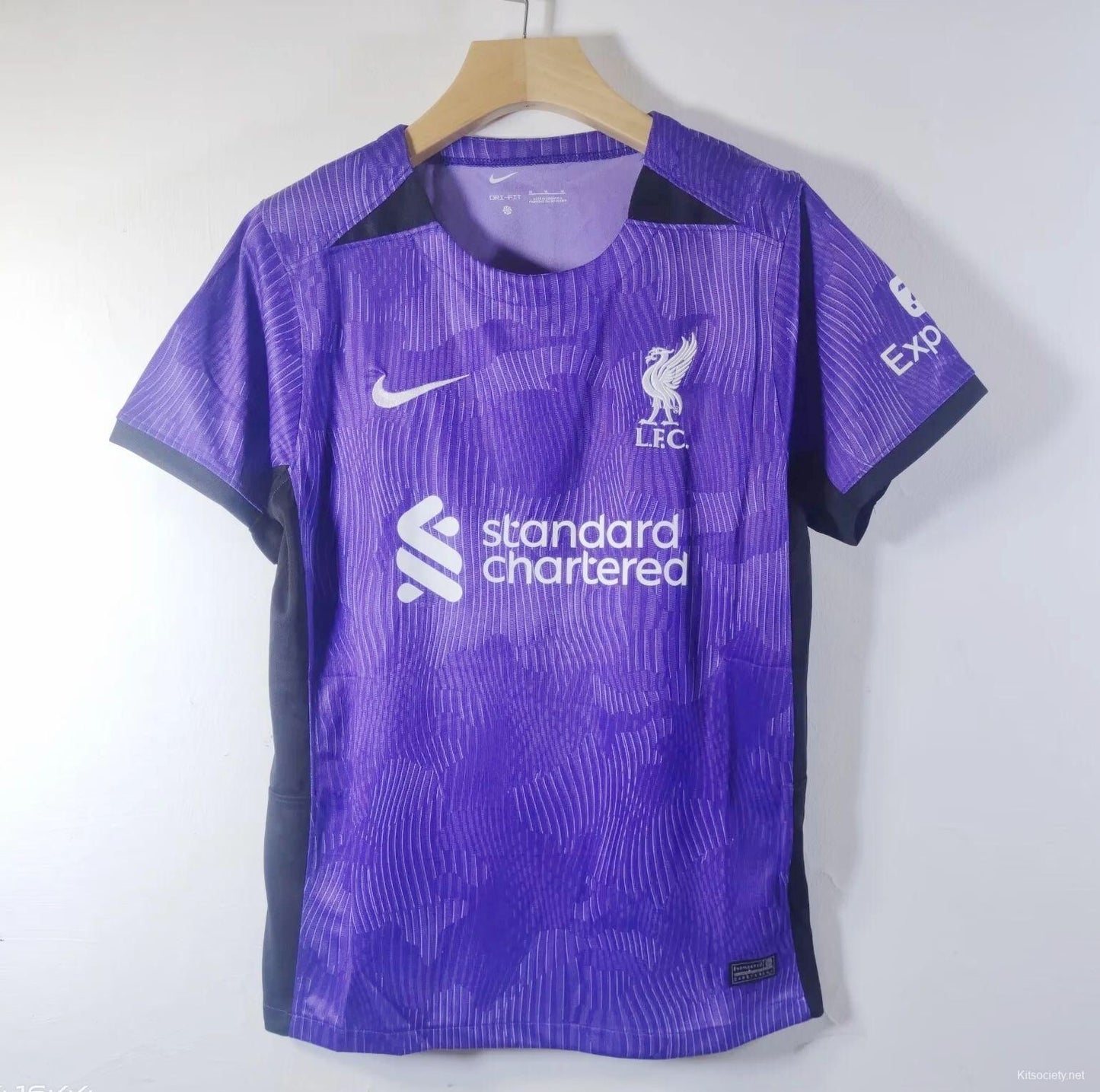 Tercera equipación del Liverpool FC 23/24 (con licencia oficial - DRI-FIT ADV)