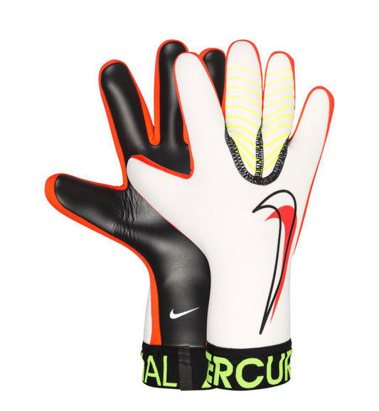 White, Red Accent Nike Mercurial Vapor ACC Breathable High Performance Pro-Level GK Gloves (Mid-Arm)