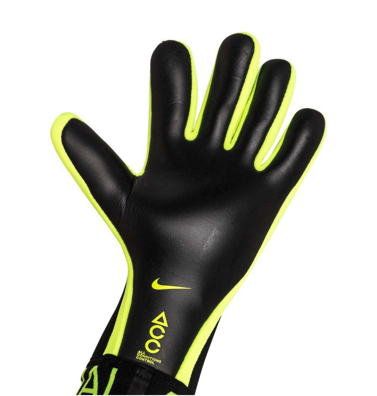 Black Nike Mercurial Vapor ACC Breathable High Performance Pro-Level GK Gloves (Mid-Arm)