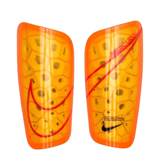 Orange Translucent Nike Mercurial Ceramic (Pro-Level) Foam Interior Shin Guards