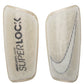 White Translucent Smart-lock Nike Mercurial Ceramic (Pro-Level) Foam Interior Shin Guards