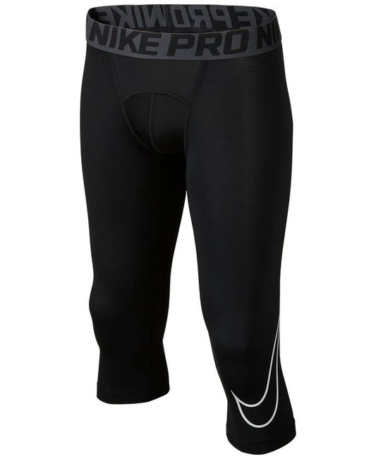 Pantalon de compression fitness noir pour hommes, longueur genou (DRI-FIT ADV)