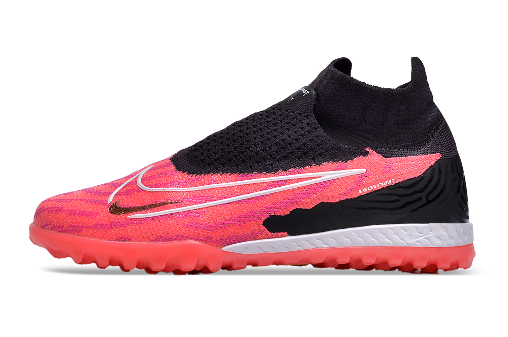 Nike Phantom GX (Ghostlaced Vaporknit+) Elite TF (Laceless) - BlackHot Pink