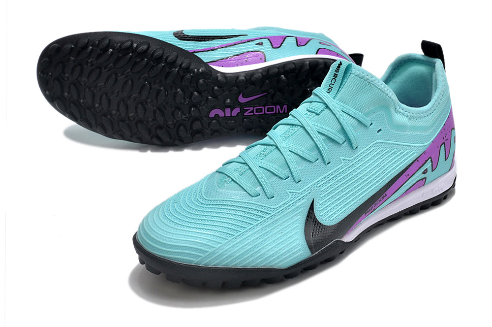 Mercurial Air Zoom Vapor 15 Elite TF (Laced) - Turquoise/Fuschia