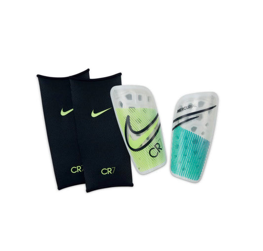 Translucent Green, Blue - Nike Mercurial CR7 Ceramic (Pro-Level) Foam Interior Shin Guards