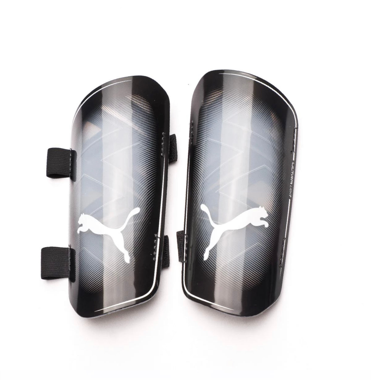 Translucent, Black - Puma Ultra Thin (Pro-Level) Breathable Foam Interior Shin Guards