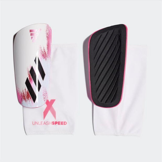 Pink & White - Adidas Nemeziz Series Breathable (Pro-Level) Rubber Interior Shin Guards