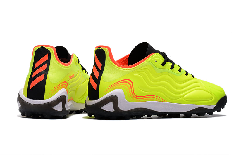 Adidas X Copa Sense.1 Elite TF (Laced) - Neon Leather, Orange & Black