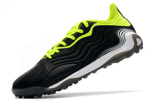 Adidas X Copa Sense.1 Elite TF (Laced) - Black Leather, Neon