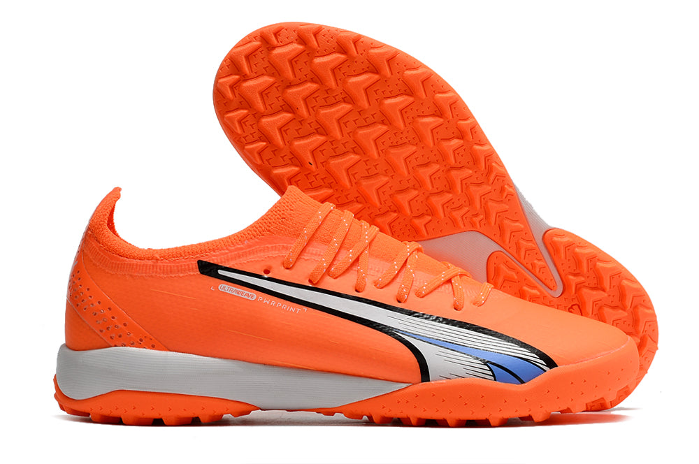 Puma Ultra 1.3 Elite TF (Laced) - Orange, Blue & White