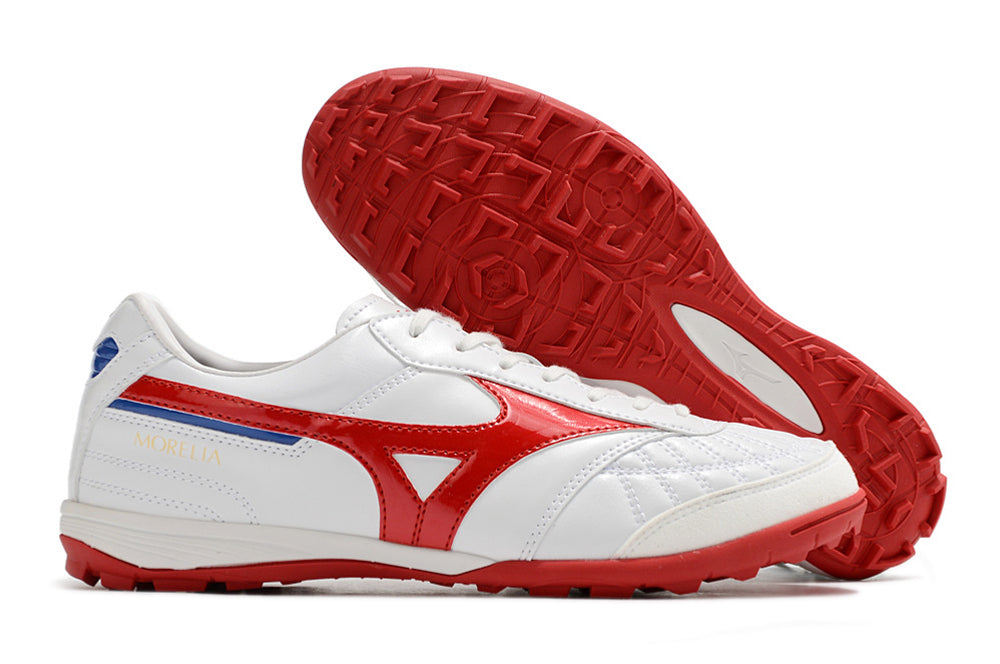 Mizuno Moralia Neo TF (Laced) - White, Red