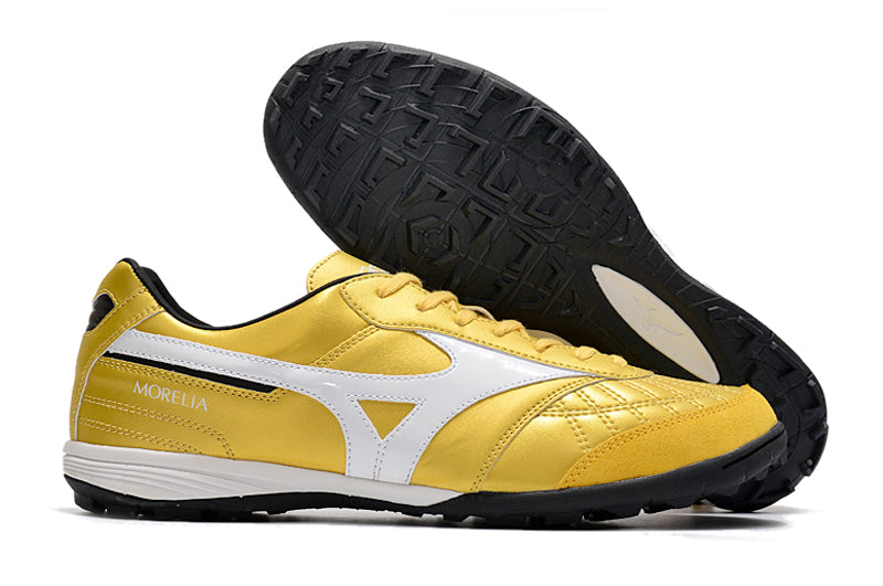 Mizuno Moralia Neo TF (Laced) - Gold, White