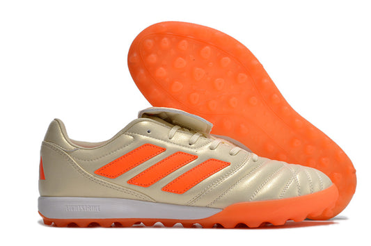 Adidas X Copa Mundial Elite TF (con cordones) - Cuero blanco con detalles en neón