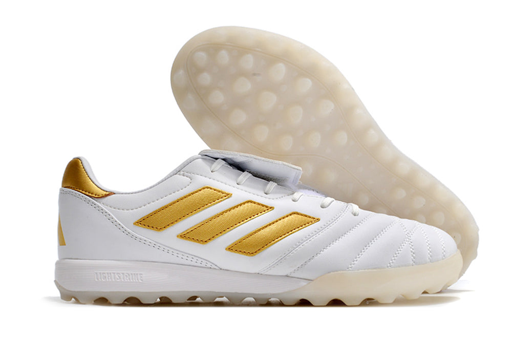 Adidas X Copa Mundial Elite TF (Laced) - White Leather, Gold