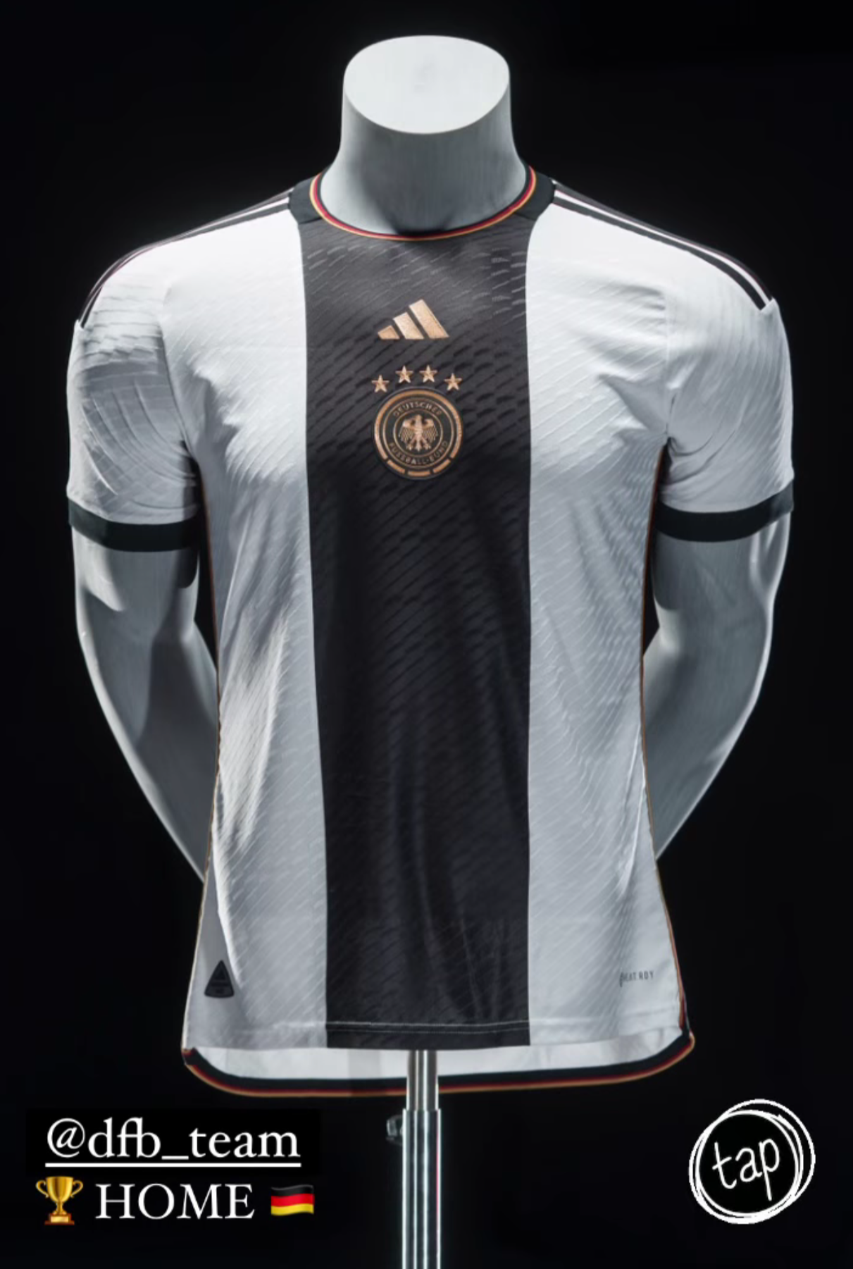 Germany Men's International Team Home Jersey