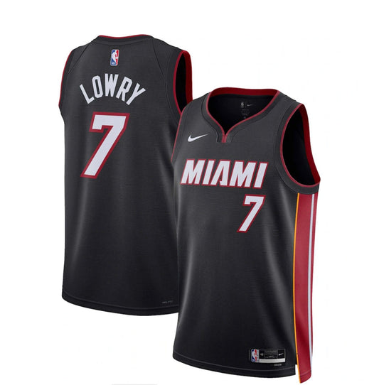 Maillot de route de l'association Miami Heat Kyle Lowry #7 (DRI-FIT ADV)