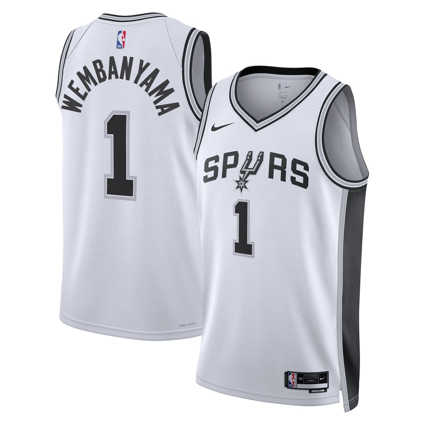 San Antonio Spurs Association [White] Home Jersey (DRI-FIT ADV)