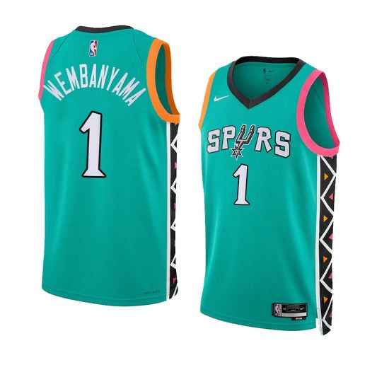 San Antonio Spurs Association [Teal] City Edition Jersey (DRI-FIT ADV)