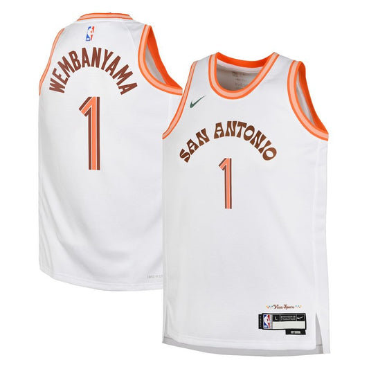 San Antonio Spurs Association [White] City Edition Jersey (DRI-FIT ADV)