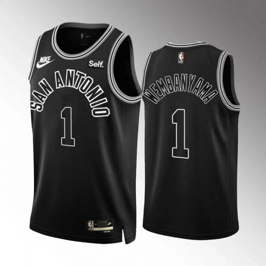 San Antonio Spurs Association [Black] Statement Jersey (DRI-FIT ADV)