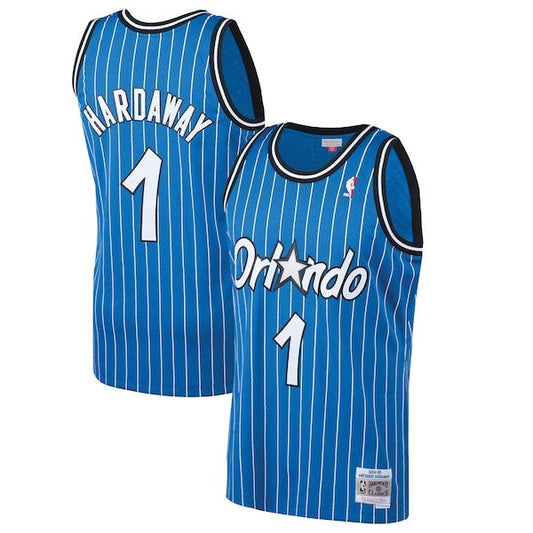 Orlando Magic Tim Hardaway #1 [Blue-Retro] 1993-1994 Association Road Jersey (DRI-FIT ADV)