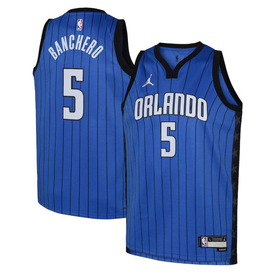 Maillot Orlando Magic Paolo Banchero #5 Association Road [Bleu] (DRI-FIT ADV)