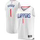 LA Clippers Association [White, Red Trim]  Home Jersey (DRI-FIT ADV)