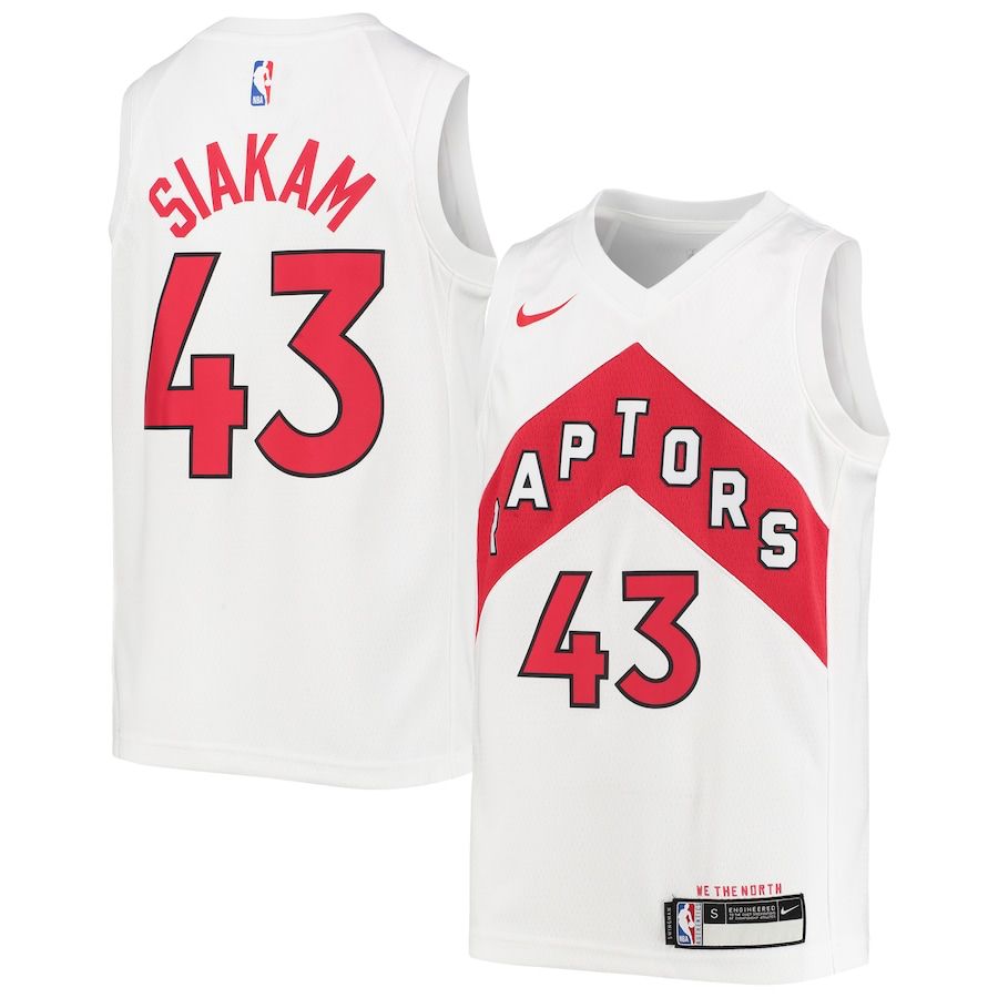 Toronto Raptors Paskal Siakam #43 Association Home Jersey (DRI-FIT ADV)