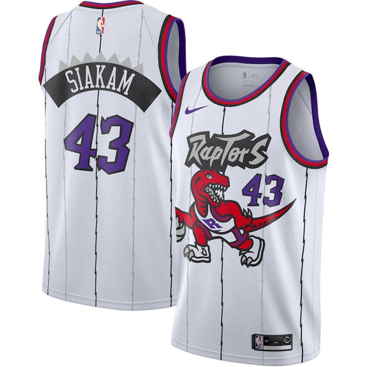 Toronto Raptors Pascal Siakam #43 [Retro-Inspired] 1998-99 Association Home Jersey (DRI-FIT ADV)