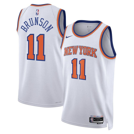 Camiseta local de la Asociación #11 de Jalen Brunson de los New York Knicks (DRI-FIT ADV)