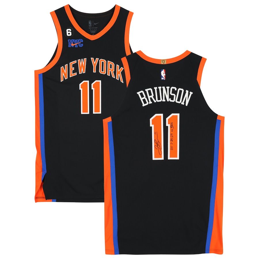 Maillot de route de l'Association #11 Jalen Bruson des New York Knicks (DRI-FIT ADV)