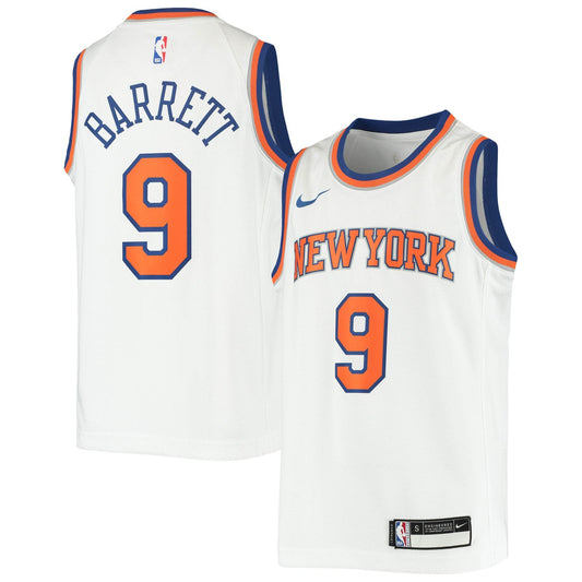 Camiseta local de la Asociación #9 de los New York Knicks RJ Barrett (DRI-FIT ADV)