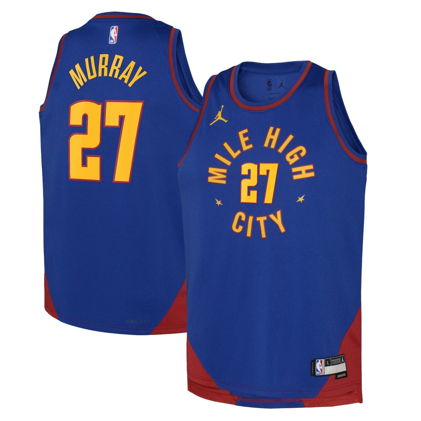 Denver Nuggets Association [Mile High Blue] 2021-22 City Edition Jersey (DRI-FIT ADV)