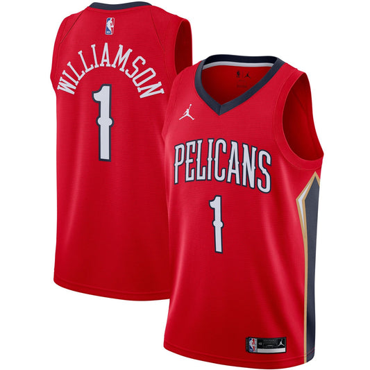 New Orleans Pelicans Association [Red] Road Jersey (DRI-FIT ADV)