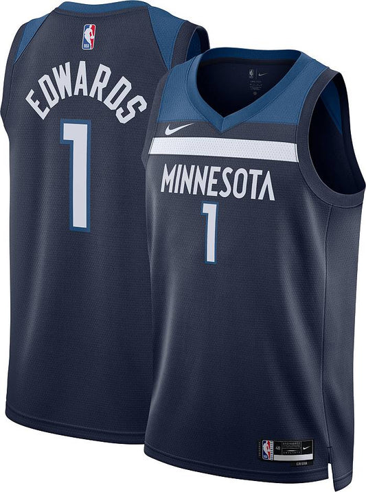 Minnesota Timberwolves Association 2022-23 [Blue] Road Jersey (DRI-FIT ADV)