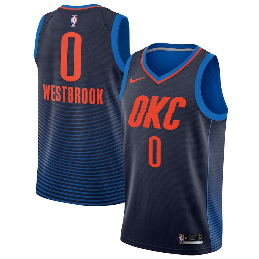 Oklahoma City Thunder Russell Westbrook #0 [Retro] Association City Edition Jersey (DRI-FIT ADV)