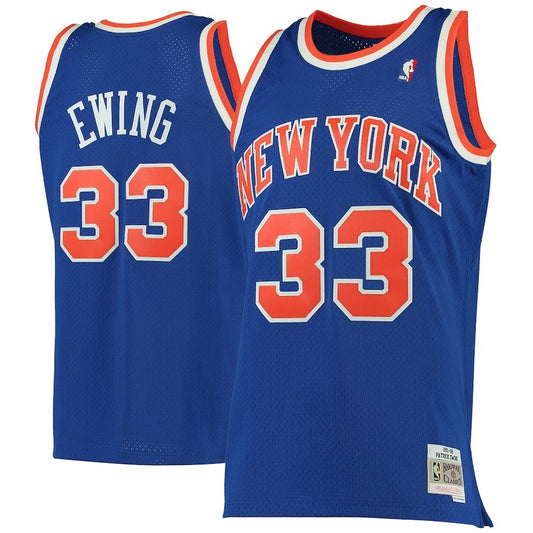 New York Knicks Patrick Ewing #33 [Retro] 1991-92 Association Road Jersey (DRI-FIT ADV)