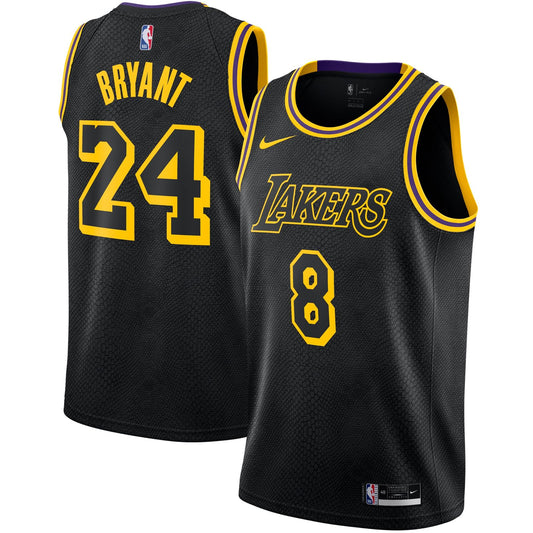 LA Lakers Kobe Bryant [Black Mamba] Association Road Jersey (DRI-FIT ADV)