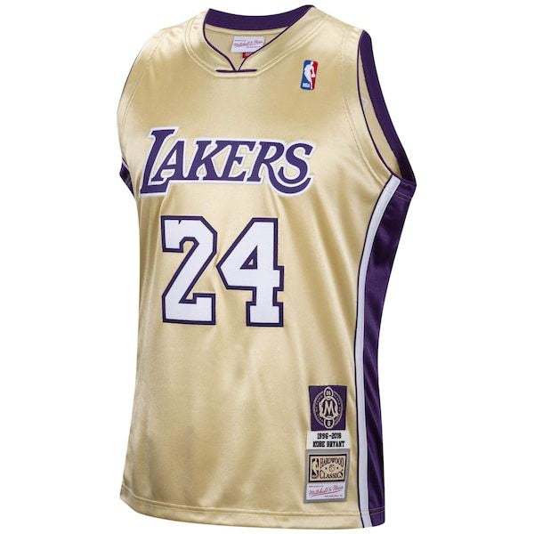 LA Lakers Kobe Bryant #24 [Gold-Retro] Association Road Jersey (DRI-FIT ADV)