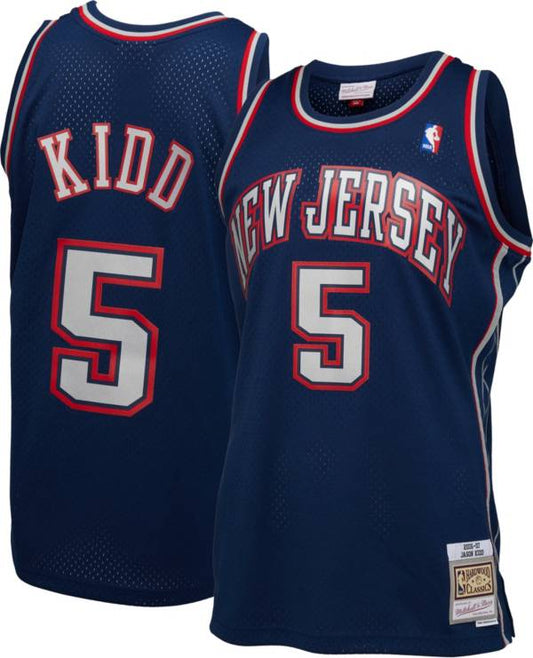 New Jersey Nets Jason Kidd #5 [Retro] Association Road Jersey (DRI-FIT ADV)