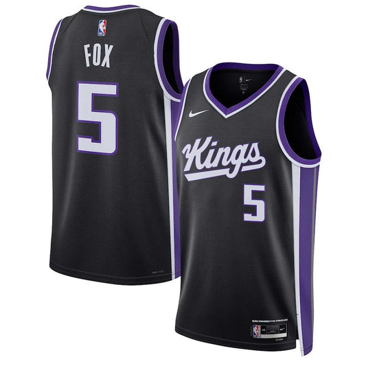 Sacramento Kings Association [Black] Road Jersey (DRI-FIT ADV)