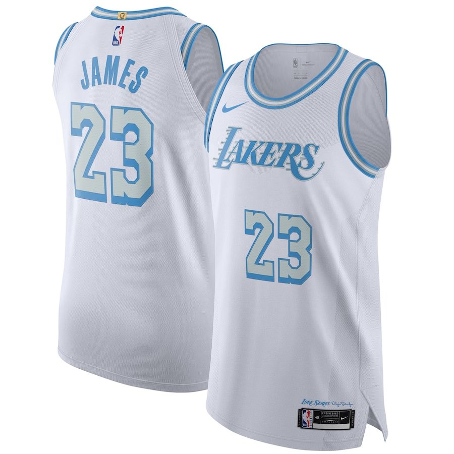 LA Lakers Association [City Statement - Light Blue Trim] Home Jersey (DRI-FIT ADV)