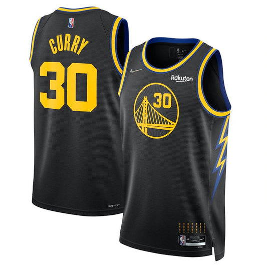 Golden State Warriors 2018-19 Association [Black] Road Jersey (DRI-FIT ADV)