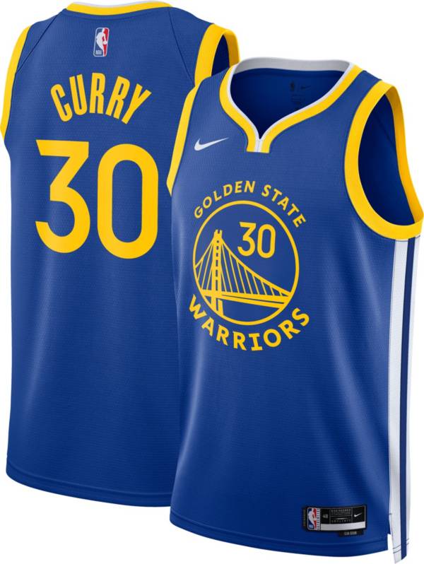 Golden State Warriors Association [Blue, Yellow Trim] Road Jersey (DRI-FIT ADV)