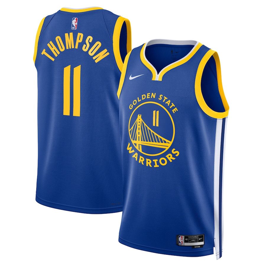 Golden State Warriors Association [Blue, Yellow Trim] Road Jersey (DRI-FIT ADV)