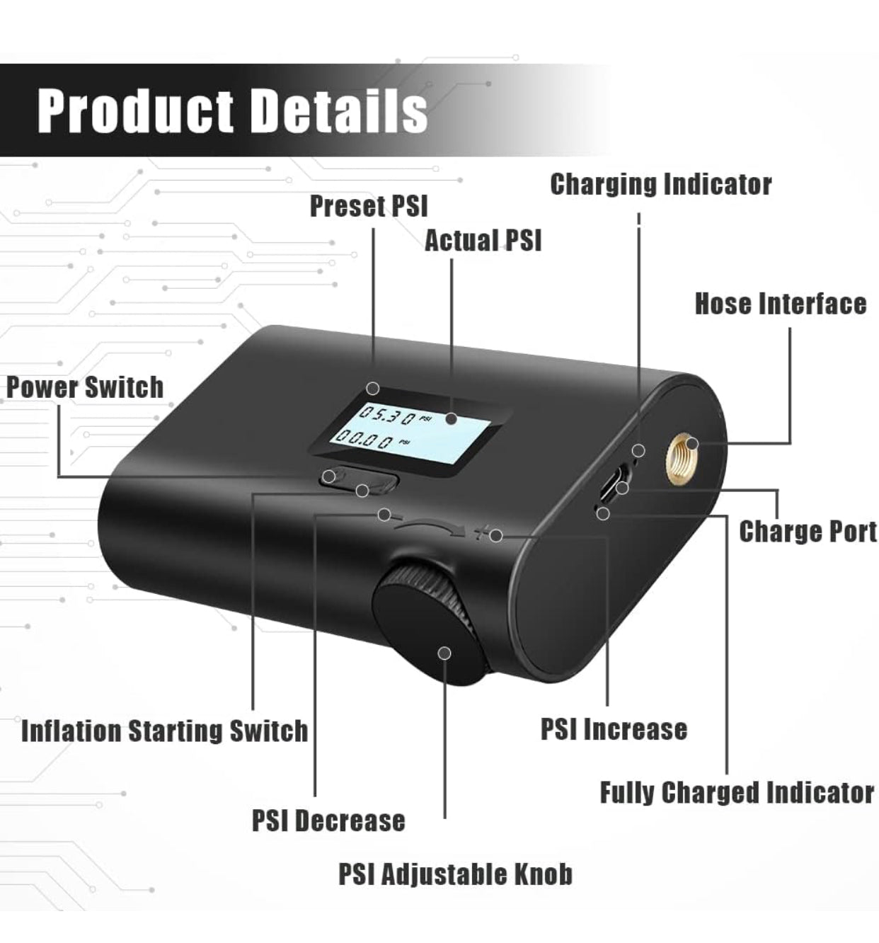 Automatic PSI adjustable Ball Pump