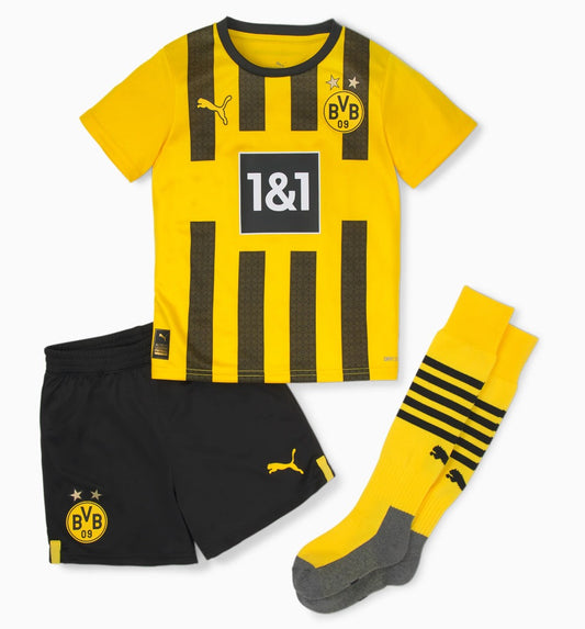 BVB Dortmund 23-24 Kids [Home Kit] (Comes with Shirt + Shorts)