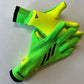 Green, Black & Gold Adidas X Speedflow Breathable High Performance Pro-Level GK Gloves (Mid-Arm)